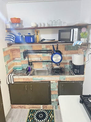 Microwave, oven, stovetop