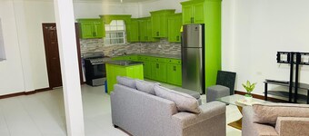 Quiet and spacious 2-bedroom apartment with AC, WiFi in exciting Turkeyen