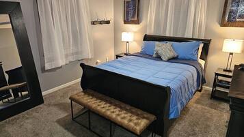 2 chambres, bureau, lit parapluie, Wi-Fi gratuit