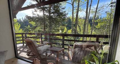 Relax &Reconnect at Zen Spa mountain cabin-Lux bath, Japanese 4D massage chair