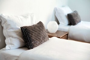 4 chambres, coffre-fort, fer et planche à repasser