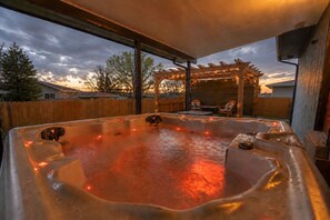 Terrace/patio - Spacious 6BR Retreat with Hot Tub near Denver (Westminster)