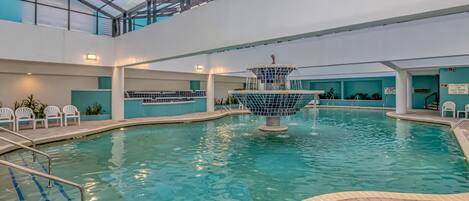 Indendørs pool, opvarmet pool