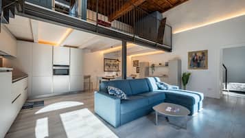 Een flatscreentelevisie