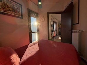 2 bedrooms, travel crib, WiFi, bed sheets