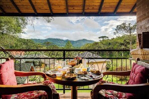 Opções para refeição no quarto