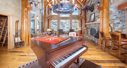 Custom luxury ski-in ski-out Lodge with hot tub, sauna, theater room and more!