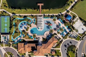 Indoor pool, a heated pool
