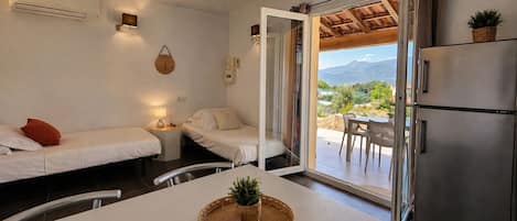 1 makuuhuone, äänieristys, ilmainen Wi-Fi, vuodevaatteet