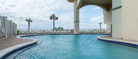 Indoor pool, a heated pool