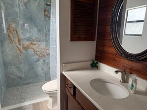 Shower, hair dryer, towels, soap - Happy Place (Crystal River)