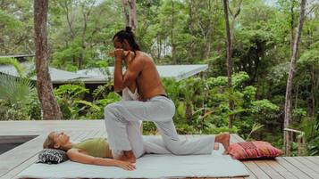 Sauna, hot stone massages, deep-tissue massages, Swedish massages