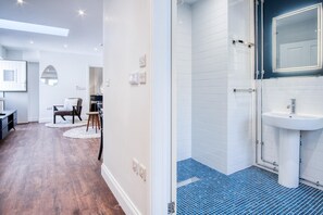 Shower, hair dryer