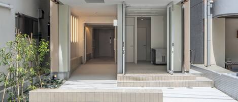 Overnatningsstedets facade