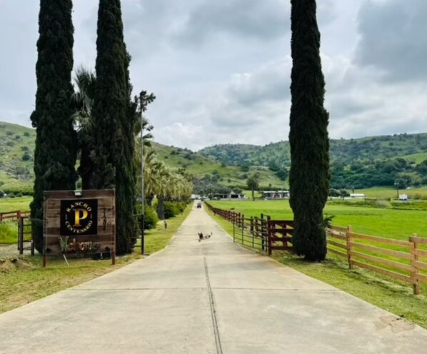 Overnatningsstedets område