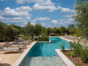 Una piscina climatizada