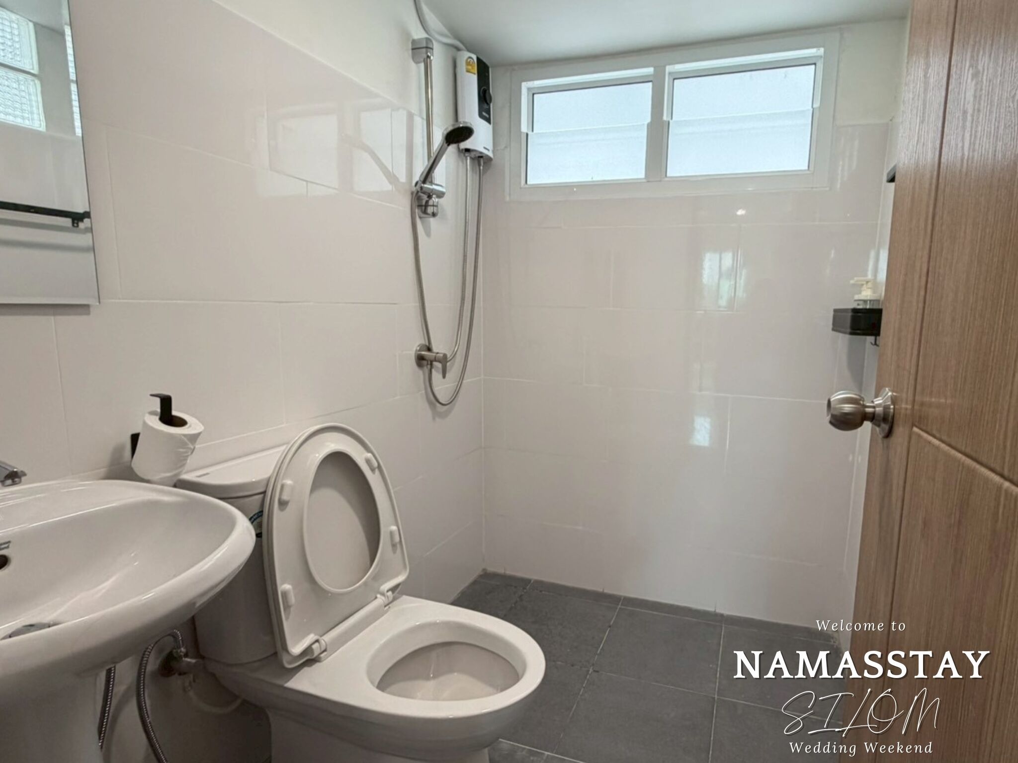 ห้องซูพีเรียซิงเกิล, เตียงควีนไซส์ 1 เตียง, ปลอดบุหรี่, วิวเมือง | ห้องน้ำ