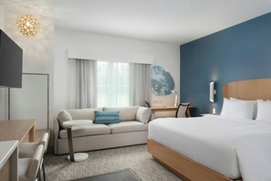 Studio, 1 King Bed, Kitchen | Living area | 42-inch Smart TV with cable channels - Element Lenox Berkshires (Lenox)