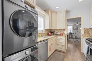 House, Patio | Private kitchen