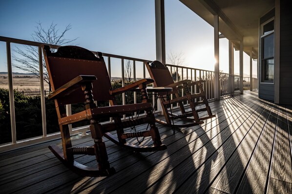 Terrace/patio - Welcome to The Rancho – a peaceful retreat at 5000ft. (Elgin)