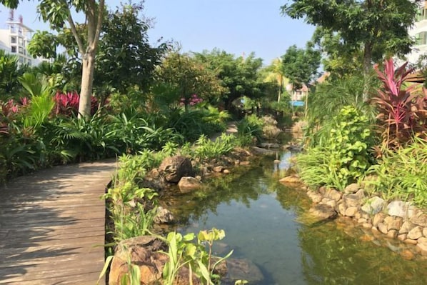 Property grounds - Wanning Mantening Wenquan Serviced Apartment (Xinglong Town) (Wanning)