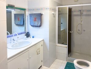 Shower, hair dryer, bidet