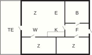 Maison Classique, 3 chambres | Plan d’étage