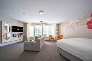 1 slaapkamer, een strijkplank/strijkijzer, gratis wifi, beddengoed
