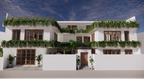 Façade de l’hébergement