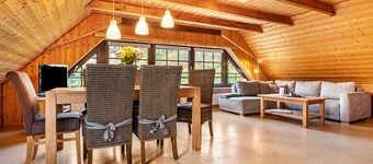 Apartment 'Kummerower See, 80qm' with Shared Terrace, Shared Garden and Wi-Fi