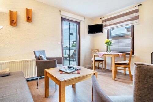 Apartment 'Malchiner See, 35qm' with Lake View, Shared Terrace and Wi-Fi