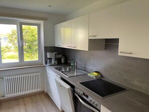 Kühlschrank, Ofen, Herdplatte, Geschirrspüler