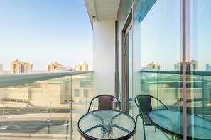 Apartment, Balkon, Stadtblick