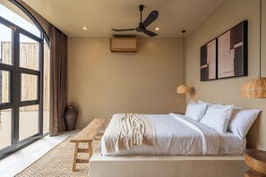 2 slaapkamers, een kluis op de kamer, een strijkplank/strijkijzer