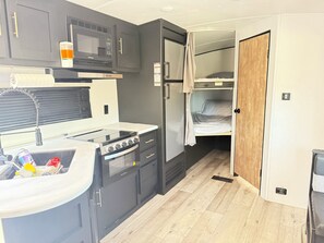 Microwave, oven, stovetop