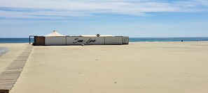 Accommodatie ligt op het strand