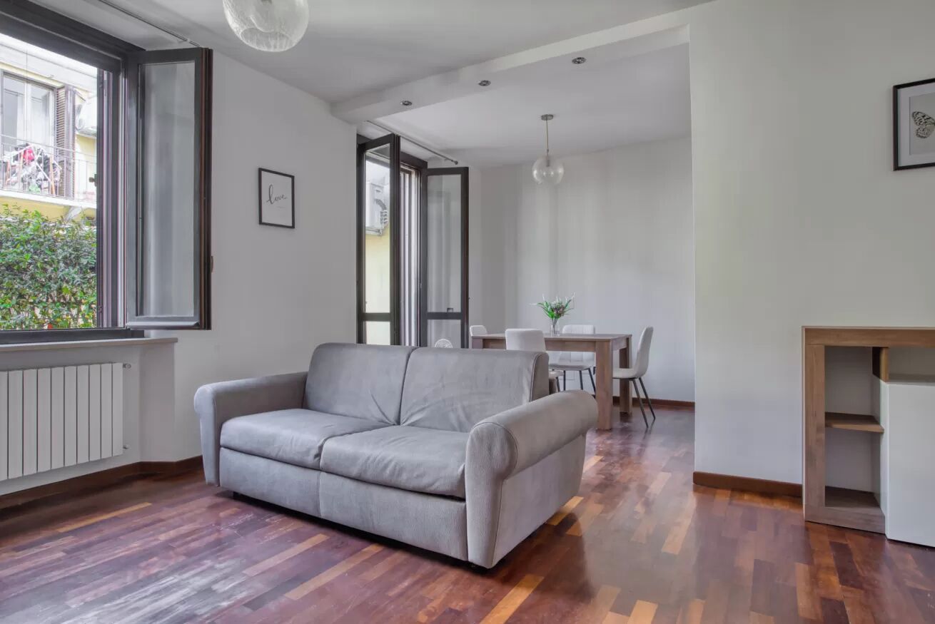 Apartment, 1 Double Bed with Sofa bed, Terrace | Living area | 32-inch LED TV with cable channels