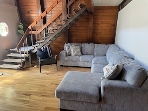 Smart TV, fireplace, video games, books
