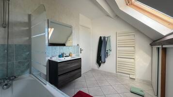 Towels, soap, toilet paper