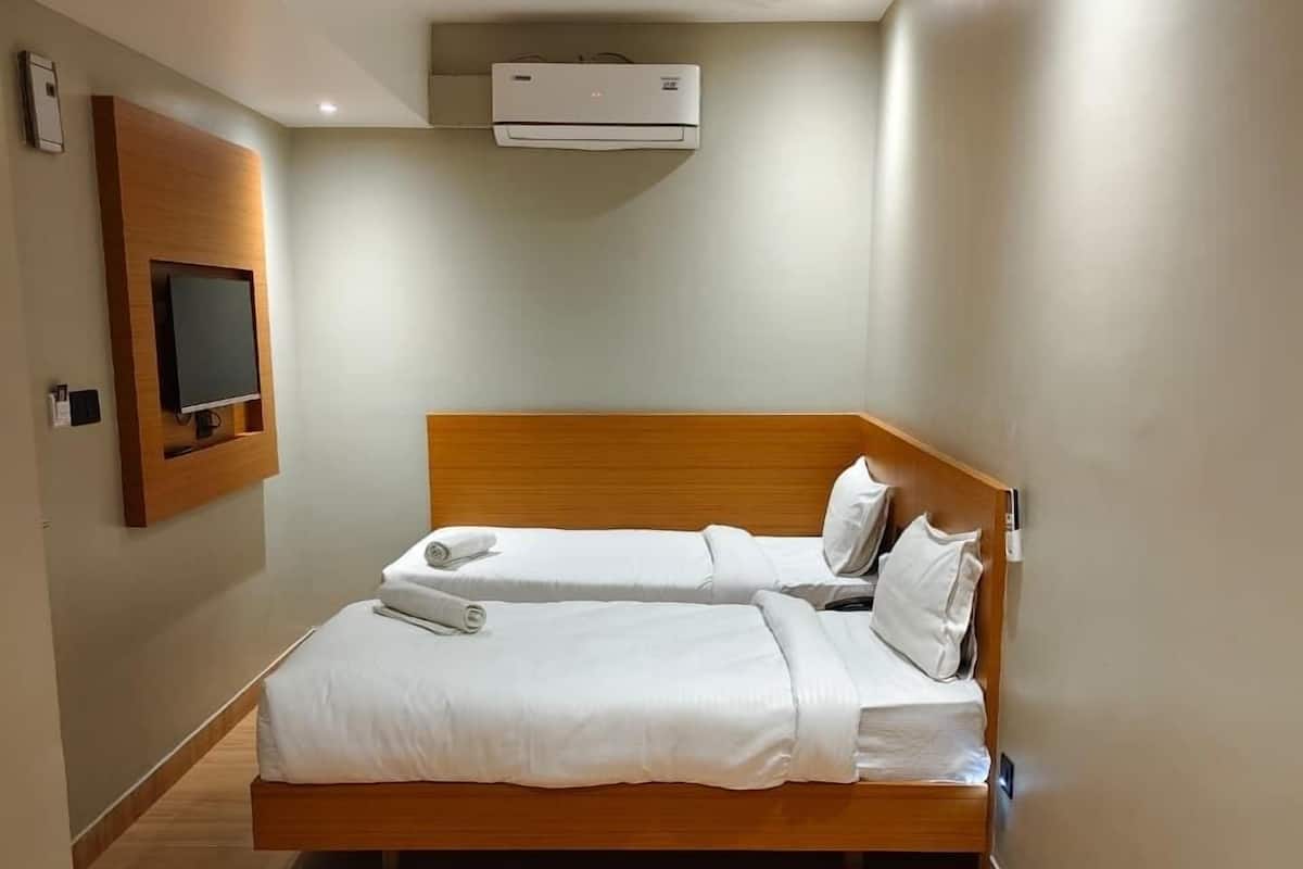 Zweibettzimmer, Stadtblick | Kostenloses WLAN