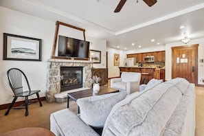 Condo (Luxury Crystal Peak Lodge 2 Bedroom C) | Living room - Luxury Crystal Peak Lodge 2 Bedroom Condo - Ski In, Ski Out (Breckenridge)