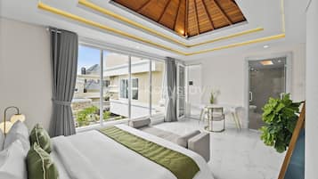 Villa, 3 Bedrooms, Private Pool, Pool View | Pemandangan dari bilik