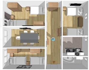 Floor plan - Fitter's room Merseburg center - 6 beds, A38 (Merseburg)