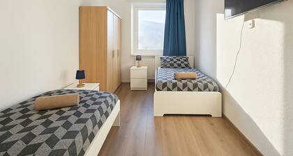 Monteurzimmer Merseburg Zentrum – 6 Betten, A38