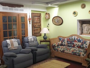 TV, table football, books