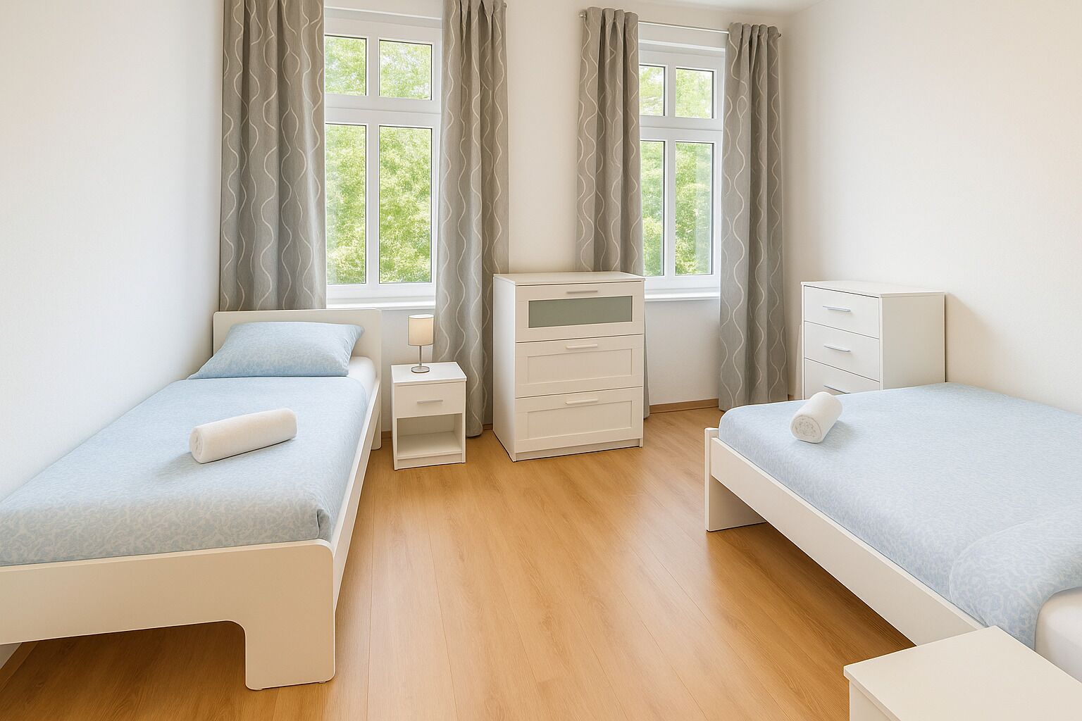 3 chambres, Wi-Fi, literie fournie