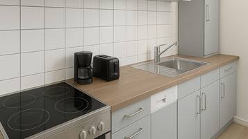 Kühlschrank, Kochgeschirr/Geschirr/Besteck