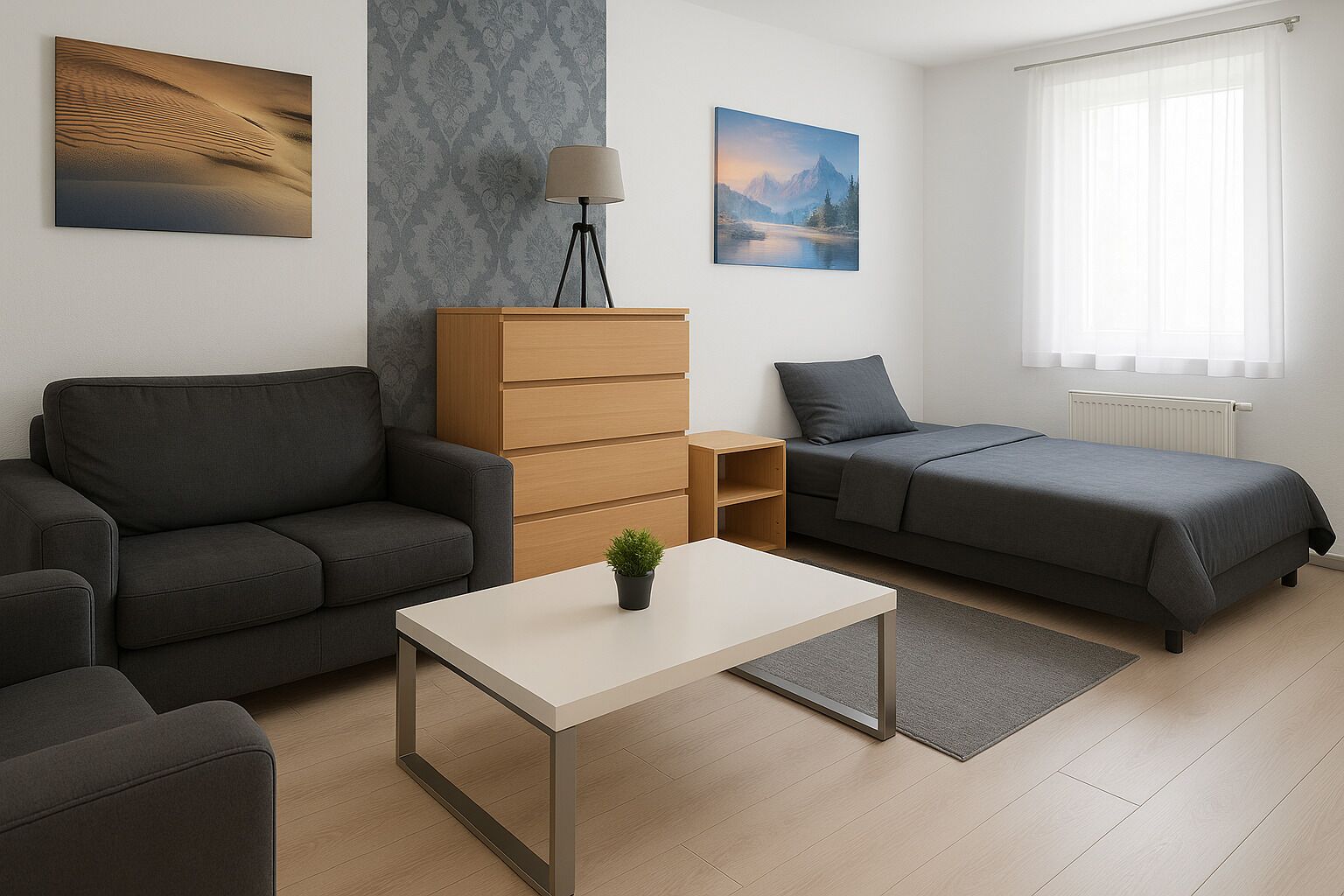 2 Schlafzimmer, WLAN, Bettwäsche