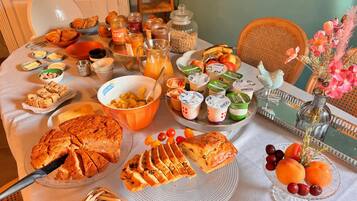 Kontinental frokost er inkludert hver dag
