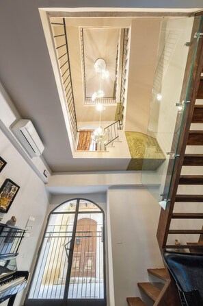 Interior entrance